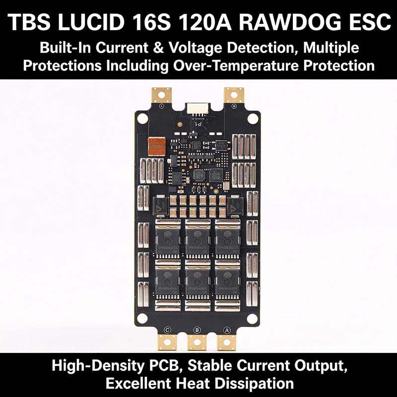 Drone Battery High Voltage - TBS LUCID 16S 120A RAWDOG ESC、16S