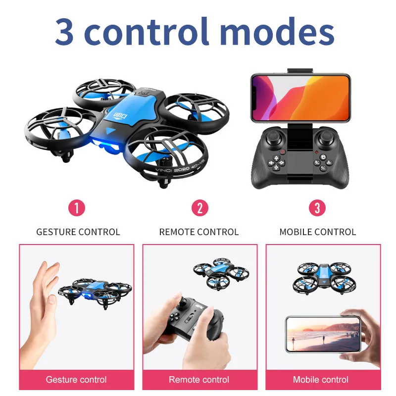 V8新型ミニドローン 4KプロフェッショナルHD 1080P - Drone Battery Case のレビューと価格