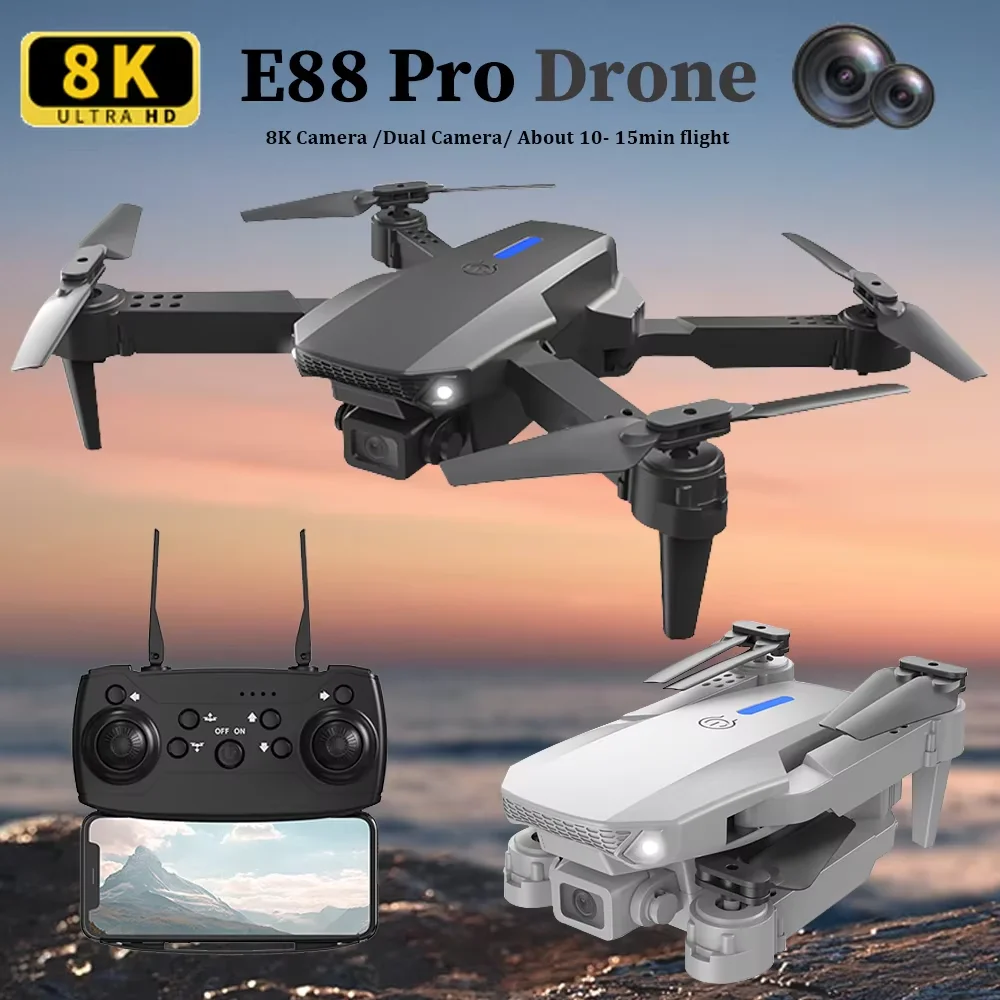 2025 E88 プロフェッショナルHD 4K RCドローン - Eachine Drone E58 のレビューと価格