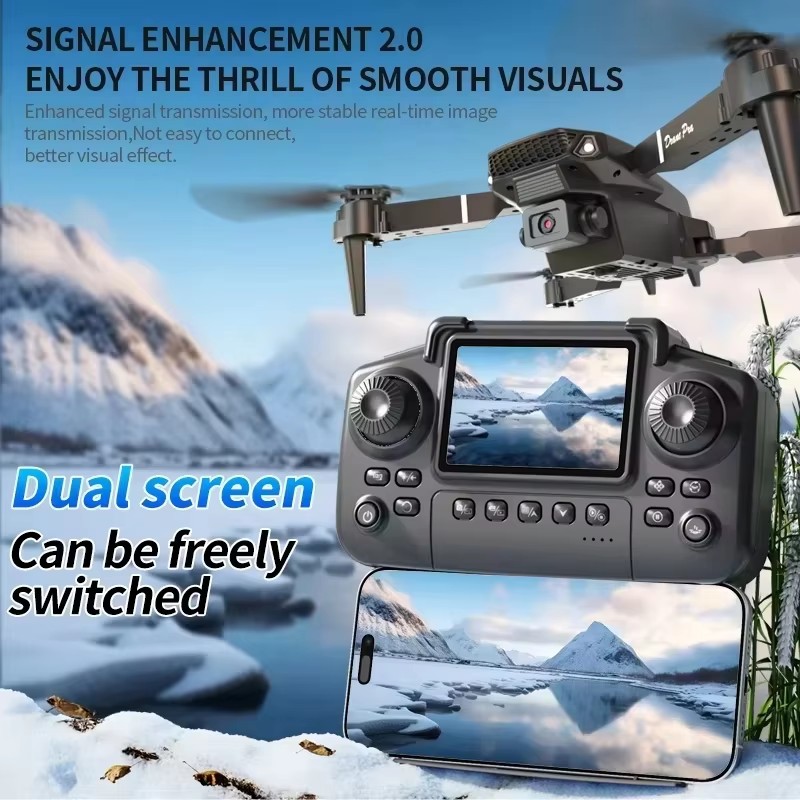 E88 Pro 新型アップグレードドローン 4K デュアルカ - Eachine Drone E58 のレビューと価格